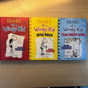Diary Of A Wimpy Kid Set Of 3 Hard Cover Books Dog Days The Deep End